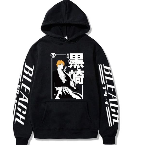 Shinigami Kurosaki Ichigo Anime Hoodie - Anime Realm