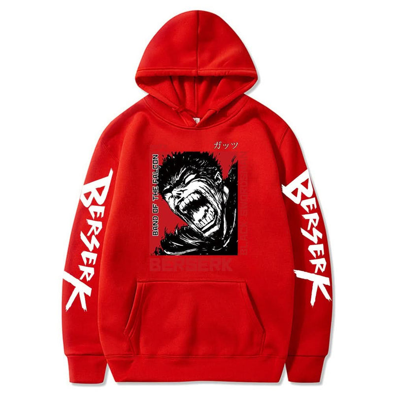 Berserk Sword Wind Legend Anime Hoodie - Anime Realm