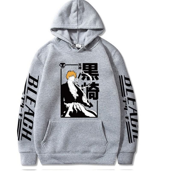 Shinigami Kurosaki Ichigo Anime Hoodie - Anime Realm