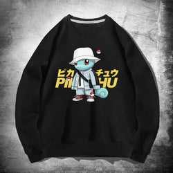 Pikachu Jenny Turtle Anime Hoodie - Anime Realm