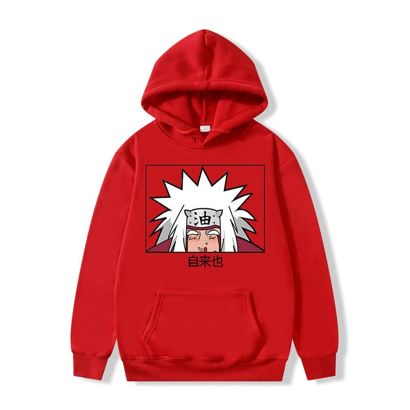 New Naruto Ziraiya Pullover Hoodie - Anime Realm