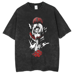 Fire Shadow T-shirt Itachi Uchiha Edition - Anime Realm