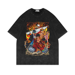 Pirate King Luffy One piece T-Shirt - Anime Realm