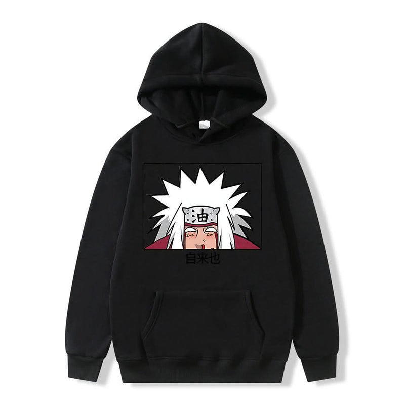 New Naruto Ziraiya Pullover Hoodie - Anime Realm