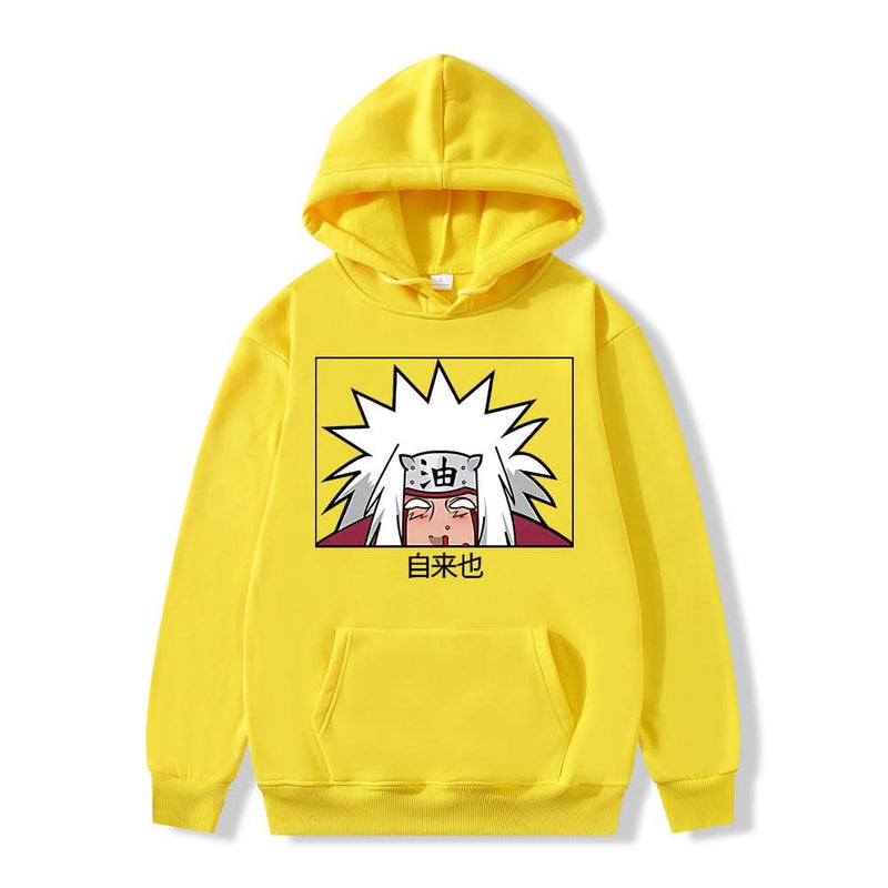 New Naruto Ziraiya Pullover Hoodie - Anime Realm