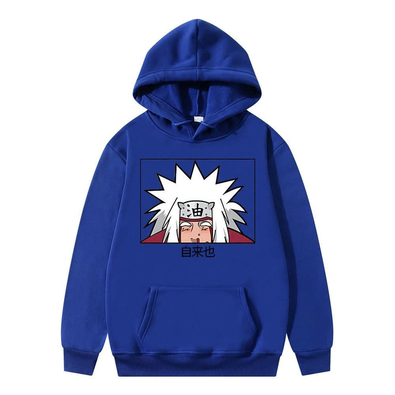 New Naruto Ziraiya Pullover Hoodie - Anime Realm